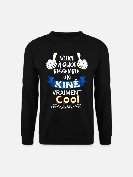 Kiné Cadeau Homme Kinésithérapeute - Sweat-shirt Unisexe - noir
