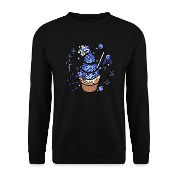 Cupcake Océan - Sweat-shirt Unisexe - noir - Devant - Alina (178cm) & Michal (187cm)