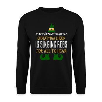 Singing Rebs For All To Hear - Unisex Sweatshirt - black - Front - Alina (178cm) & Michal (187cm)