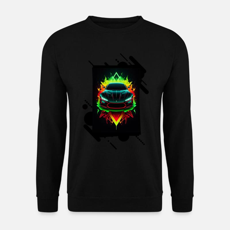 Sportwagen - Unisex Pullover - Schwarz