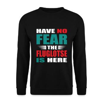 N’ayez crainte, le contrôleur aérien est là Tenue - Sweat-shirt Unisexe - noir - Devant - Alina (178cm) & Michal (187cm)