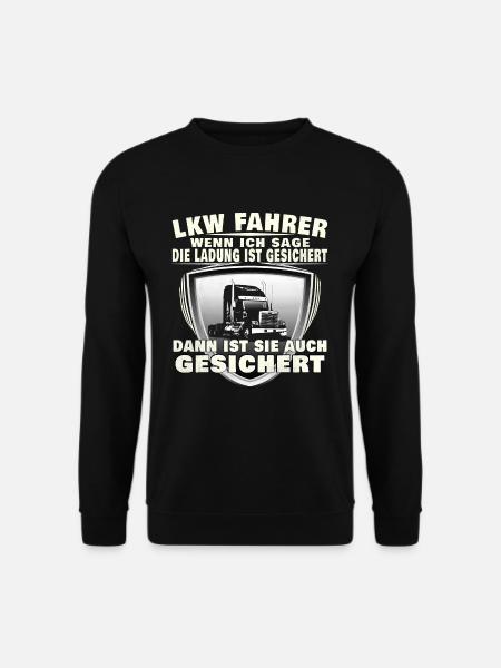 LKW Fahrer - Unisex Pullover - Schwarz