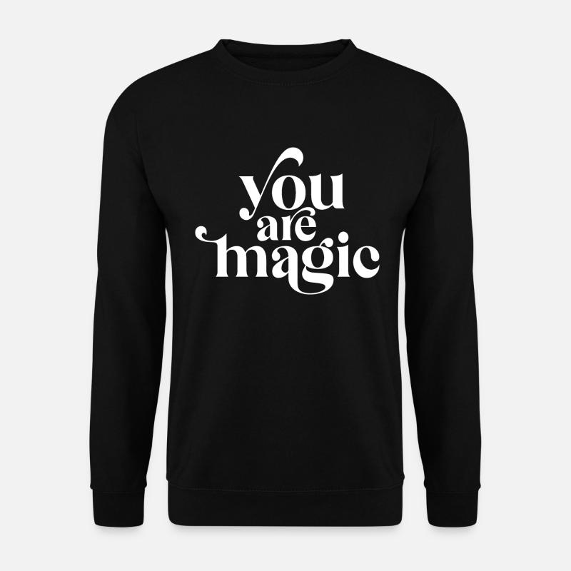 Du bist Magie - Unisex Pullover - Schwarz