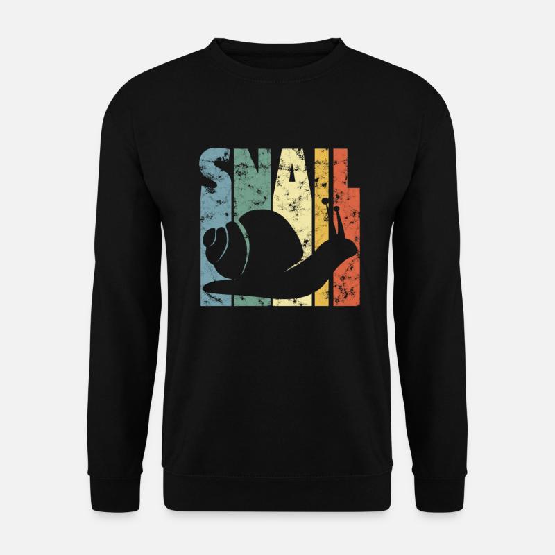 Cute snail shell snail gift - Unisex Sweatshirt - black