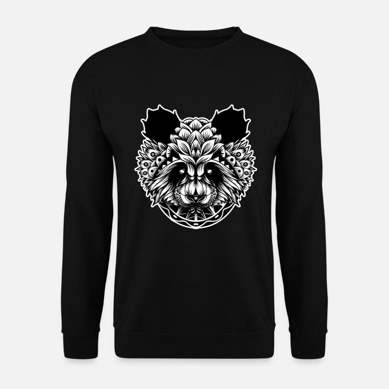 Panda - Unisex Sweatshirt - black