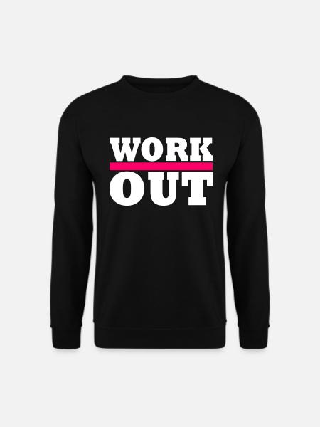 Workout - Unisex Sweatshirt - black