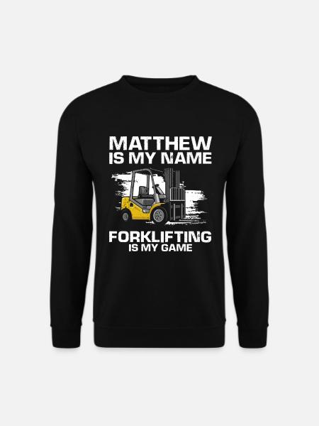 Gabelstaplerfahrer und Lagerhaus Gabestaplerfahrer - Unisex Pullover - Schwarz