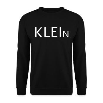 Klein - Unisex Pullover - Schwarz - Vorne - Alina (178cm) & Michal (187cm)