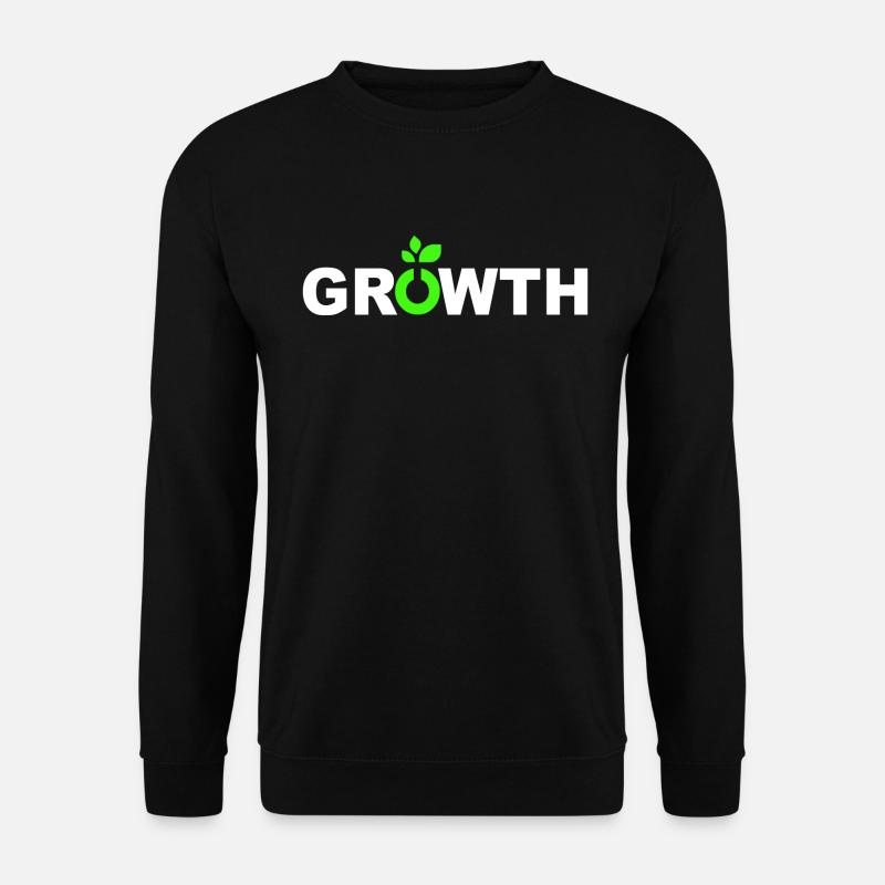 Growth - Wachstum - Unisex Sweatshirt - black