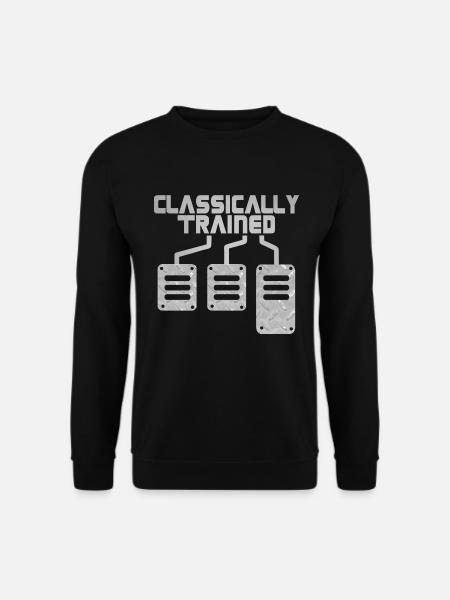 Manual gear shift Stick shift - Unisex Sweatshirt - black