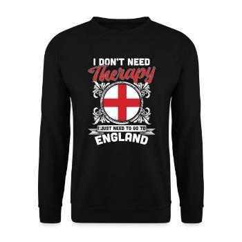 Angleterre - Sweat-shirt Unisexe - noir - Devant - Alina (178cm) & Michal (187cm)