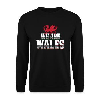 Pays de Galles - Sweat-shirt Unisexe - noir - Devant - Alina (178cm) & Michal (187cm)
