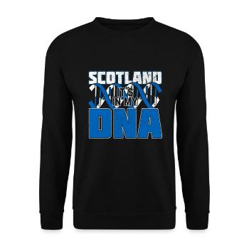 Schottland - Unisex Pullover - Schwarz - Vorne - Alina (178cm) & Michal (187cm)