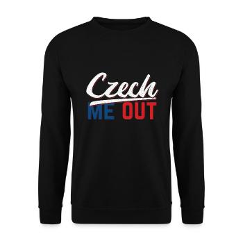 Tschechische Republik - Unisex Pullover - Schwarz - Vorne - Alina (178cm) & Michal (187cm)