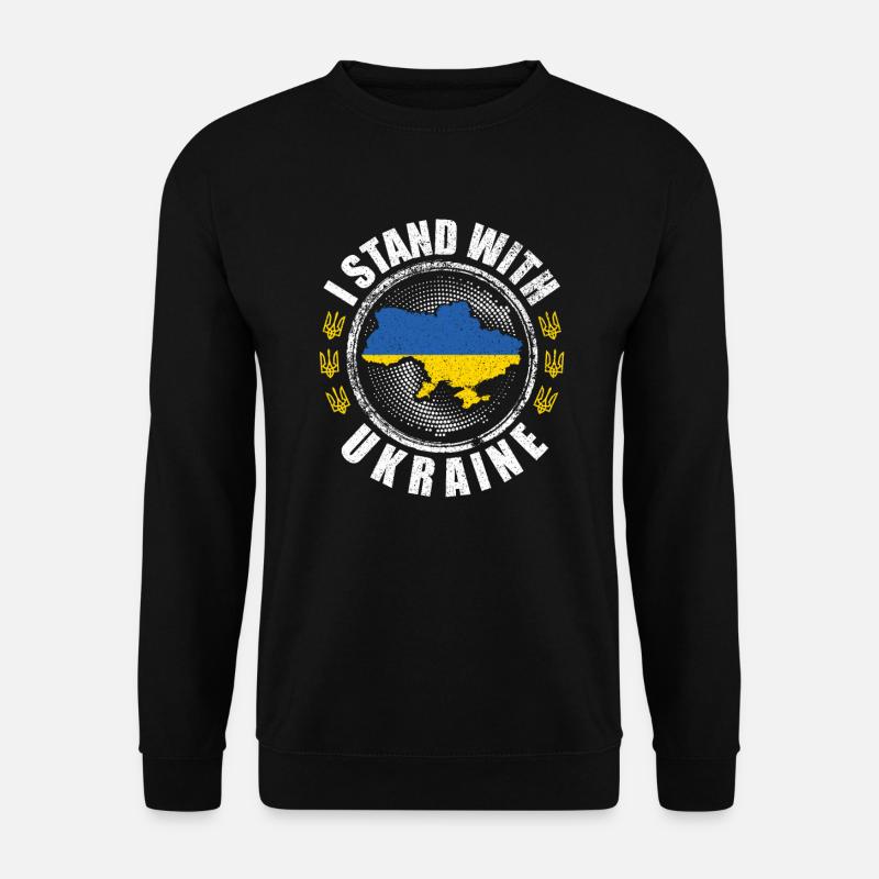 ukrainisch - Unisex Pullover - Schwarz