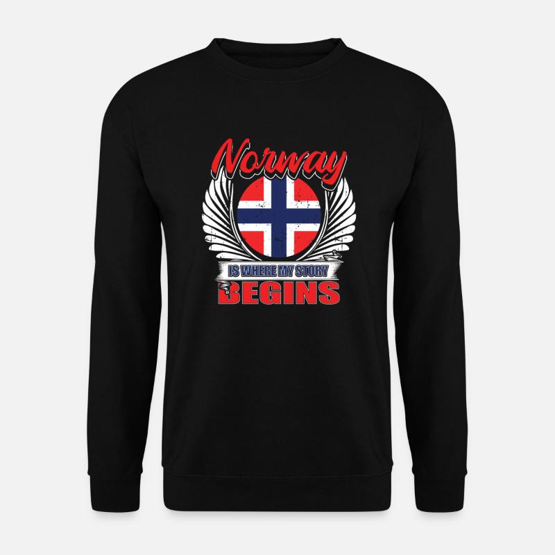 Norway - Unisex Sweatshirt - black