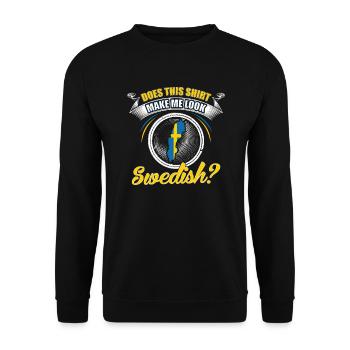 Schweden - Unisex Pullover - Schwarz - Vorne - Alina (178cm) & Michal (187cm)