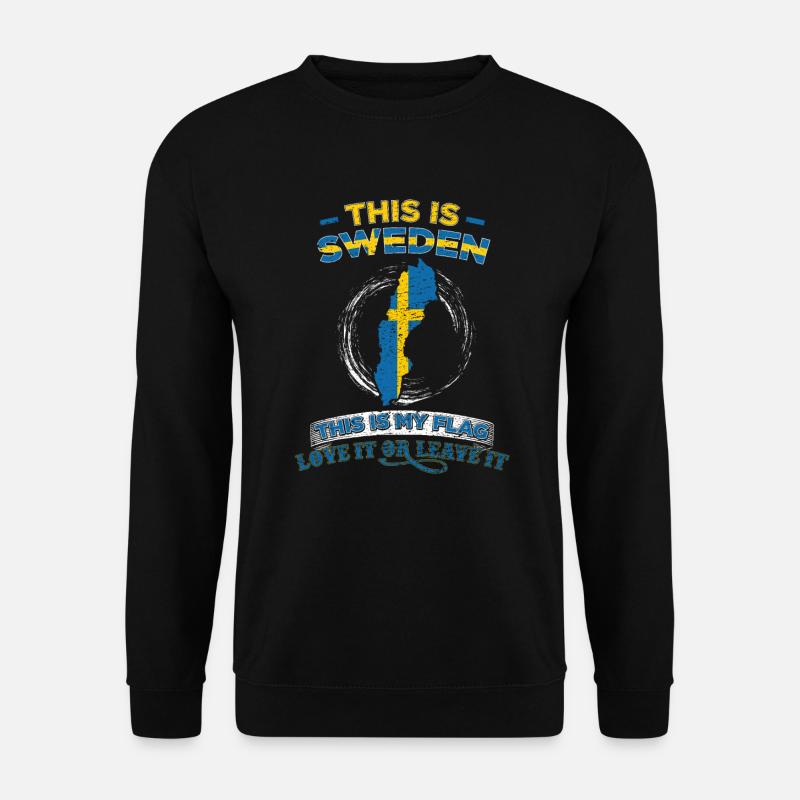 Schweden - Unisex Pullover - Schwarz