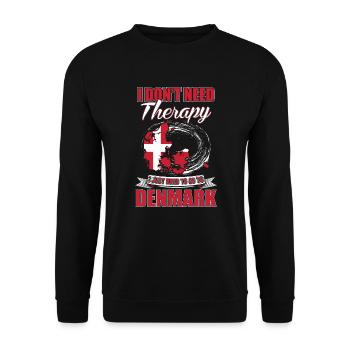 Danemark - Sweat-shirt Unisexe - noir - Devant - Alina (178cm) & Michal (187cm)