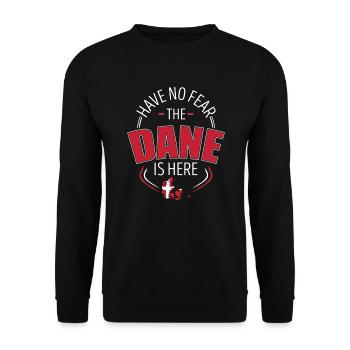 Denmark - Unisex Sweatshirt - black - Front - Alina (178cm) & Michal (187cm)