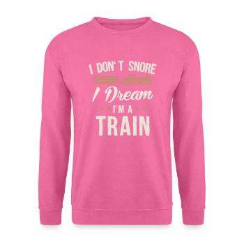 locomotive - Sweat-shirt Unisexe - rose - Devant