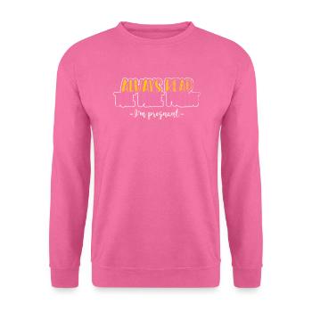 Schwangerschaft - Unisex Pullover - Pink - Vorne