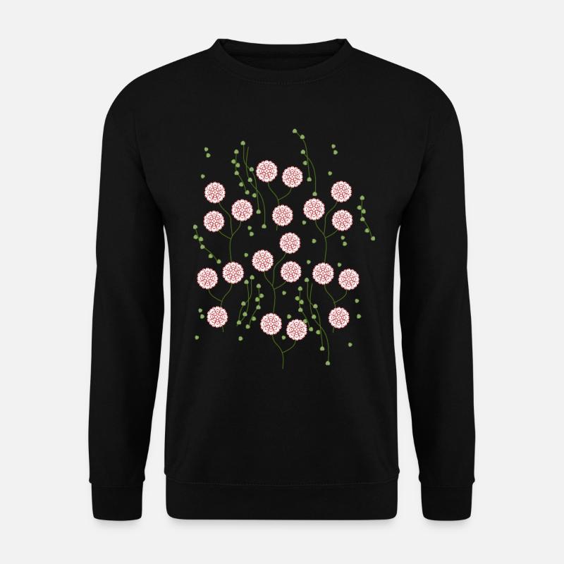 Blumen und Blüten - Unisex Pullover - Schwarz