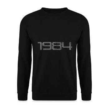 Millésime 1984 - Sweat-shirt Unisexe - noir - Devant - Alina (178cm) & Michal (187cm)