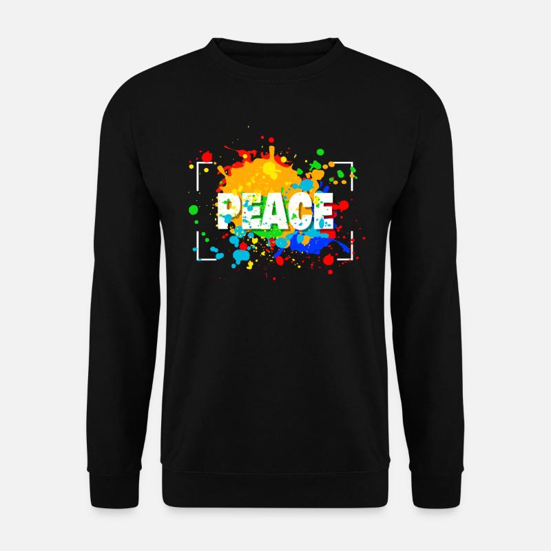 Peace - Unisex Sweatshirt - black