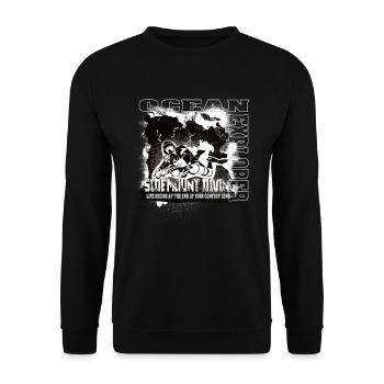 Ocean Explorer Scuba Diving Sidemount Diving Reef - Unisex Sweatshirt - black - Front - Alina (178cm) & Michal (187cm)