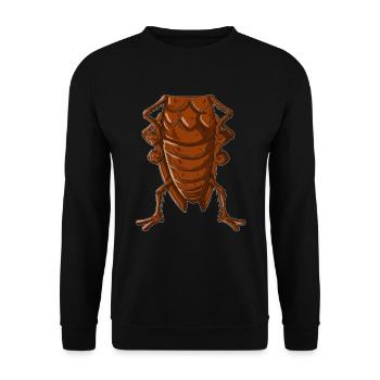 Cafard Insectes Costume Cafards Corps - Sweat-shirt Unisexe - noir - Devant - Alina (178cm) & Michal (187cm)