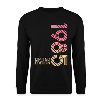1985 Vintage Edition Limitée - Sweat-shirt Unisexe - noir - Devant - Alina (178cm) & Michal (187cm)