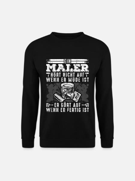 Malermeister Geschenk Maler Geselle - Unisex Pullover - Schwarz
