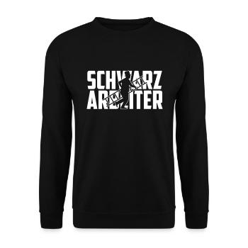 Schornsteinfeger - Unisex Pullover - Schwarz - Vorne - Alina (178cm) & Michal (187cm)