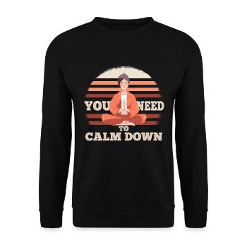 Niedliche Küken Dig Me Ostern Shirt - Unisex Pullover - Schwarz - Vorne - Alina (178cm) & Michal (187cm)
