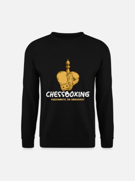 Schachboxen - Schachmatt Oder Knockout Schachboxen - Unisex Pullover - Schwarz