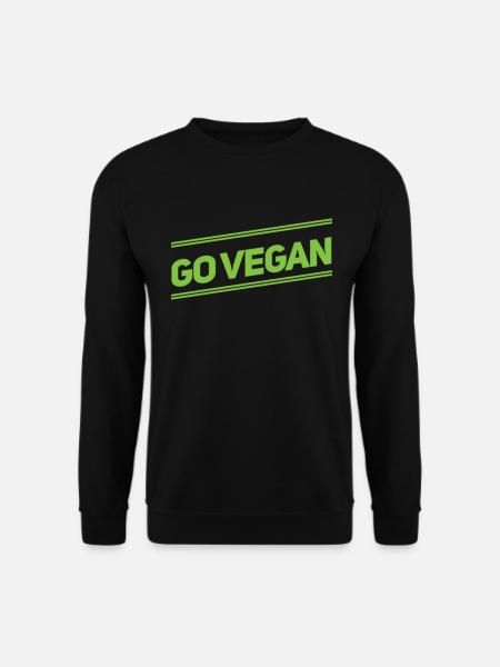 Devenez végétalien - Sweat-shirt Unisexe - noir