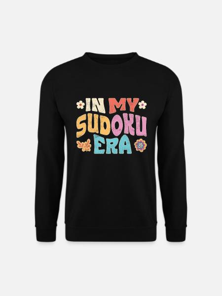 à l’époque du Sudoku - Sweat-shirt Unisexe - noir
