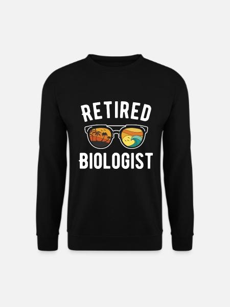 Beach Biologist Retirement Shirt - Unisex Sweatshirt - black
