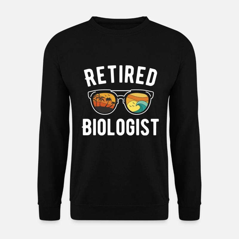 Beach Biologist Retirement Shirt - Unisex Sweatshirt - black