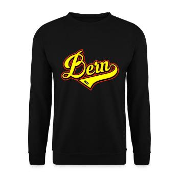 Bern - Unisex Sweatshirt - black - Front - Alina (178cm) & Michal (187cm)