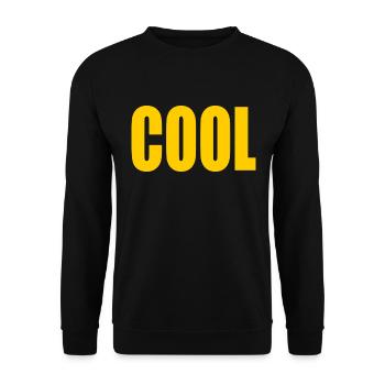 Cool - Unisex Sweatshirt - black - Front - Alina (178cm) & Michal (187cm)