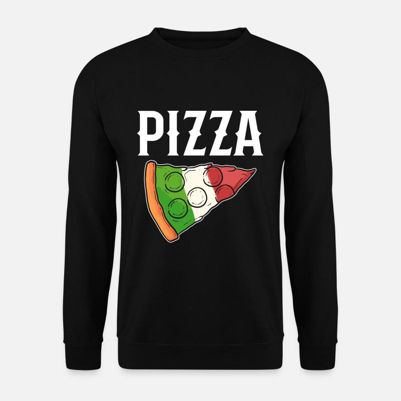 Italy Pizza - Unisex Sweatshirt - black