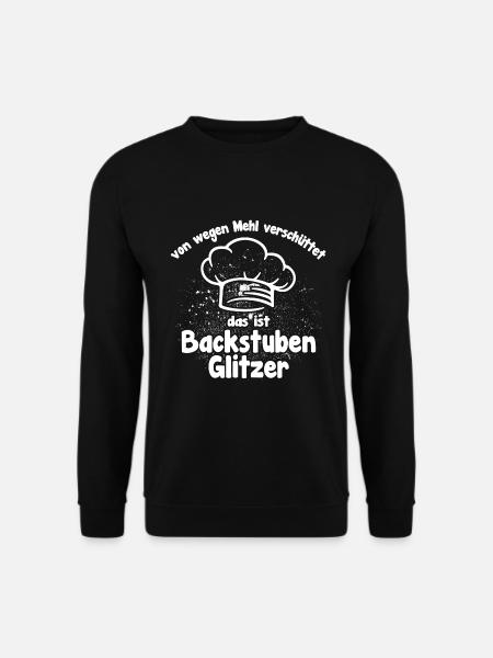 Bakeries glitter funny baker's saying - Unisex Sweatshirt - black
