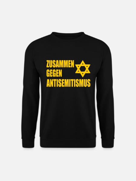 zusammen gegen antisemitismus - Unisex Pullover - Schwarz