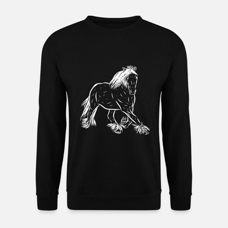 Horses - Unisex Sweatshirt - black