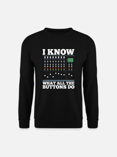 sound engineer - Unisex Sweatshirt - black