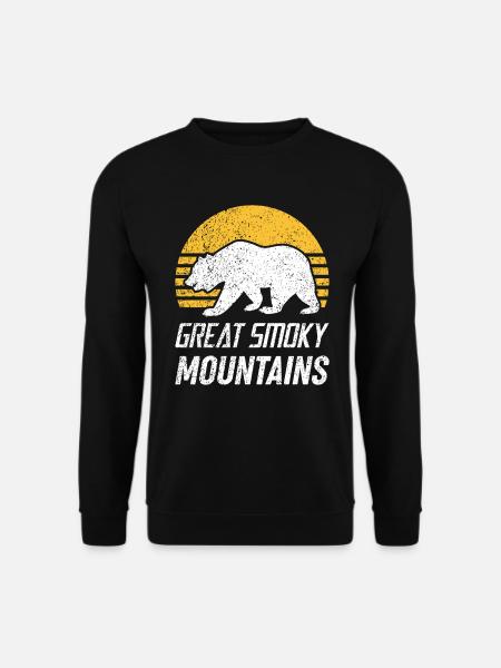 Great Smoky Mountains Nationalpark Tennessee Bear - Unisex Pullover - Schwarz
