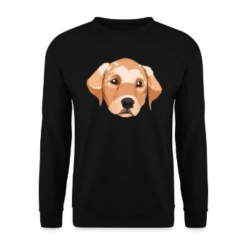 Labrador Labrador Lab pour les femmes et les filles - Sweat-shirt Unisexe - noir - Devant - Alina (178cm) & Michal (187cm)