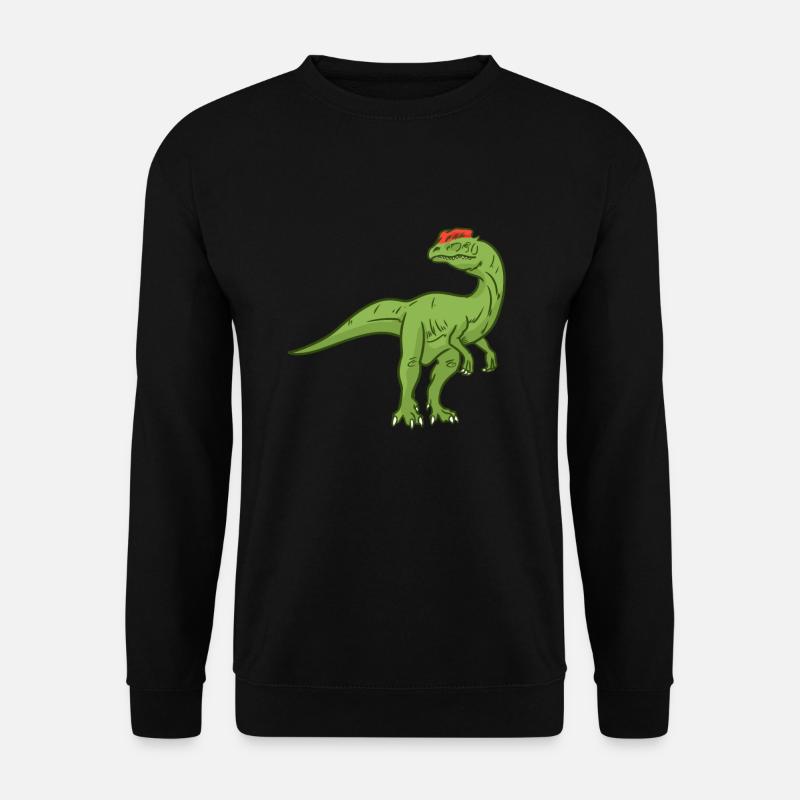 Dilophosaurus dinosaur gift - Unisex Sweatshirt - black